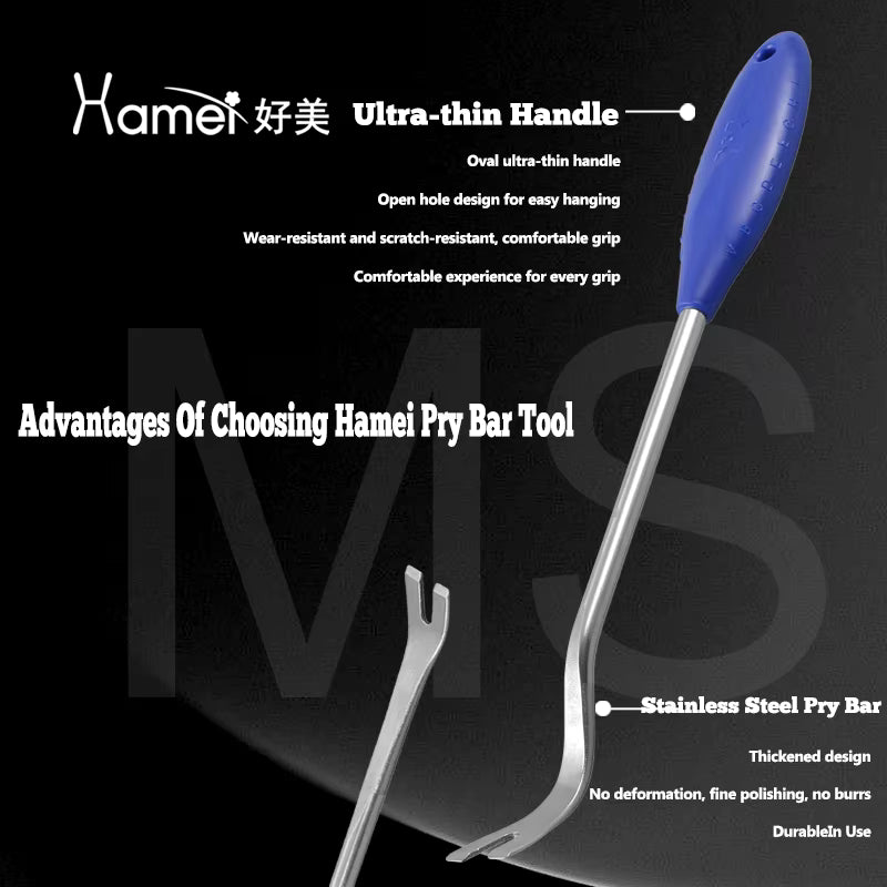 Hamei Multi-Purpose Auto Trim Removal Tool Set Car Panel Pry Bar Screwdriver Repair Kit