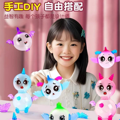 Magic Bobo Sticky Fun Balloon Inflator Creative Handmade Diy Parent-Child Interaction Anti-Stress Educational Toys Decor Gift