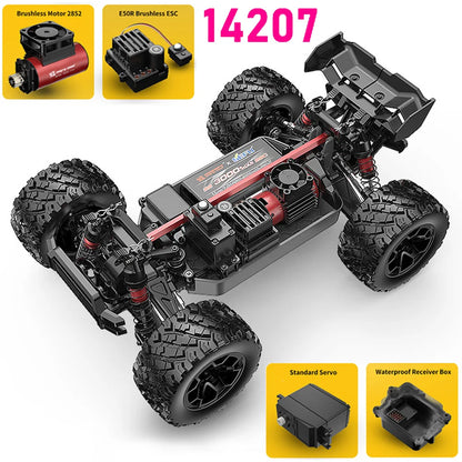 MJX Hyper Go 14207 14208 1/14 Brushless RC Car 2.4G 4WD Electric High Speed Off-Road Remote Control Drift Monster Truck for Kids