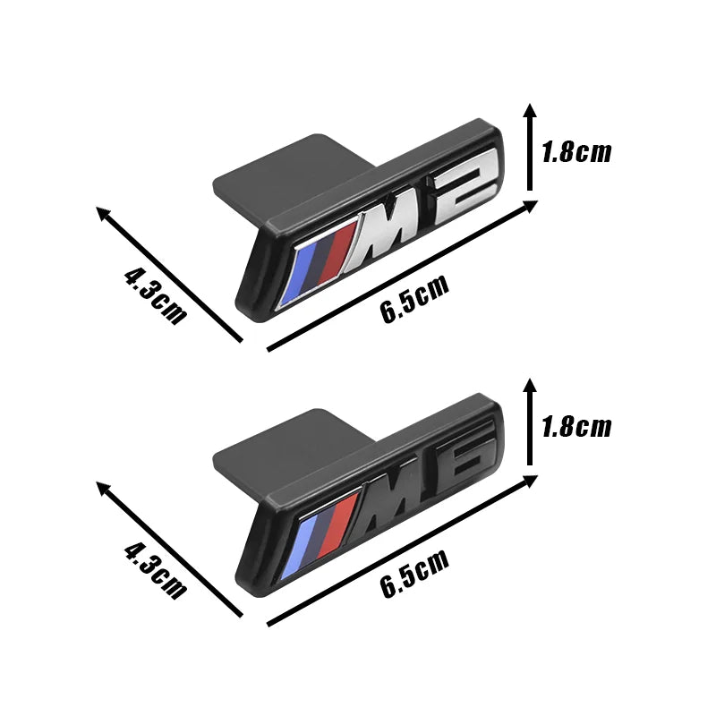 For BMW M2 M3 M4 M5 M6 G01 E84 E83 G11 G07 G86 G80 E60 F39 F10 ABS Car Styling M Logo Badge Front Grille Grill Emblem Accessory