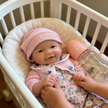 13 Inch Handmade bebe reborn de silicona Vivienne Silicone Bebe Newborn Girl Doll Ideal for Children's Birthday Gifts