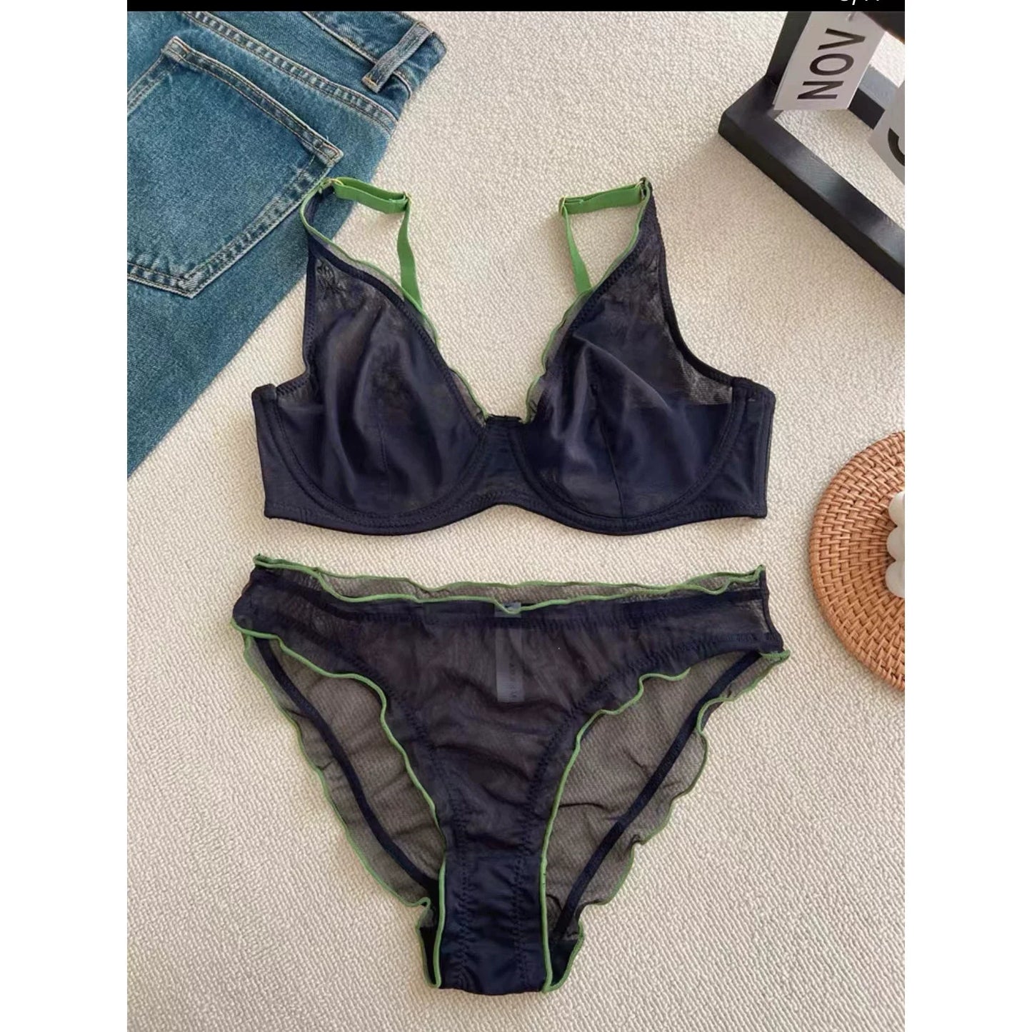 Women Summer Lingerie Set Push Up Bra Comfort Lift Seamless Push Up Bra for Women Full Cup No Underwire Ultra Thin Bra S-2XL Hot