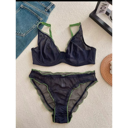 Women Summer Lingerie Set Push Up Bra Comfort Lift Seamless Push Up Bra for Women Full Cup No Underwire Ultra Thin Bra S-2XL Hot