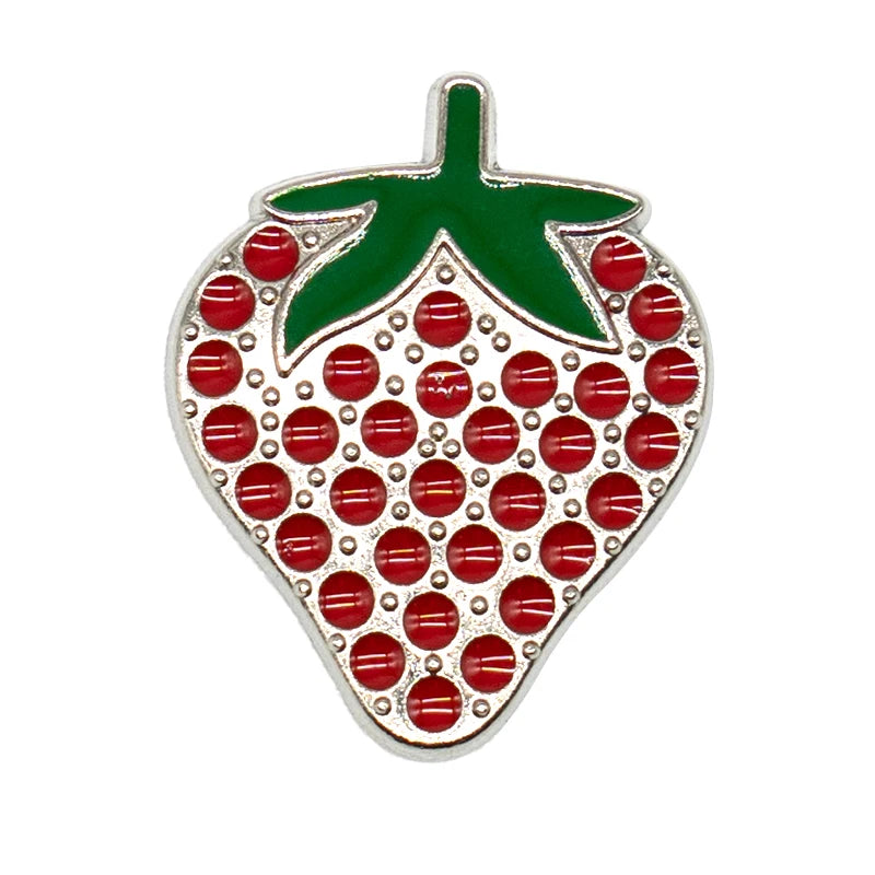 1/8pcs Red Cherry Strawberry Metal Shoe Charms Bling Cactus Luxury Shoe Decoration Accessories Pin Clog for Women Girls Gift