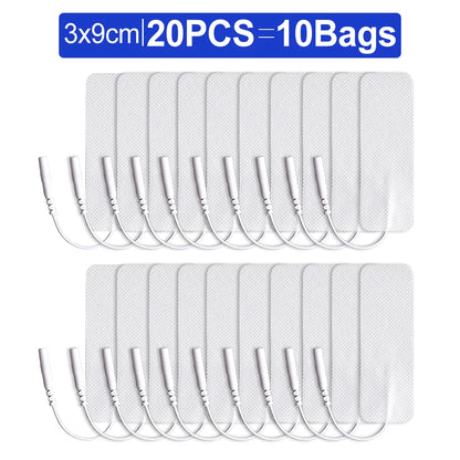 50/20/10pcs Electrode Pads Muscle Stimulator Acupuncture Massager Patches Tens Machine Conductive Gel Body Massage Pads