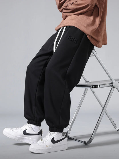 Big Size 8XL 7XL 6XL Men's Clothing Tapered Sweatpants Jogger Sports Baggy Pants Sting Banding Loose Harem Trousers