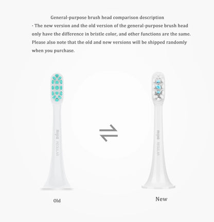 3pcs Original MIJIA T300 T500 Sonic Toothbrush Heads Teethbrush Replacement Heads Sonic Oral Hygiene Mi Oral Clean