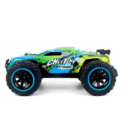 KYAMRC KY-2011A 1:16 25KM/H 4WD RC Car With LED Remote Control Cars High Speed Drift Monster Truck Toys for boys and girls gift