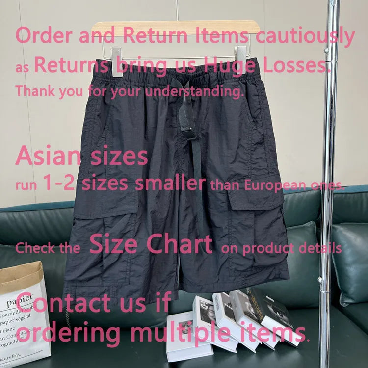 26 New Compass Button Patch Men's Shorts Pants Male Summer Breathable Solid Color Linen Trousers Beach Shorts Fitness Streetwear