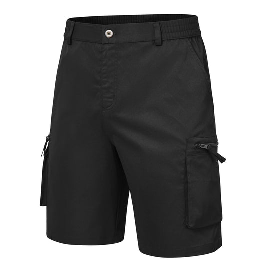 Men's Summer Breathable Cargo Shorts Loose Casual  Elastic Waist Multi-Pocket shorts Suitable for Outdoor Sports And Daily Wear