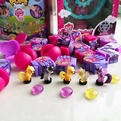 Ponyville Mini Pinkie Pie Rainbow Dash Super Hero FIGURE Toy Gift MODEL Pony Figure