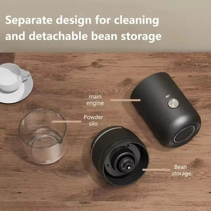 Zai Xiao Electric Coffee Machine Portable One-button Start Automatic Power Off Rechargeable Small Coffee Bean Grinder New
