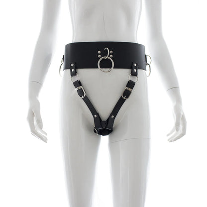 Women Bdsm Bondage Restraints Harness Erotic Sex Toy Forced Orgasm Belt Female Chastity Belt Wear Fixing Trap Strapon Underwear