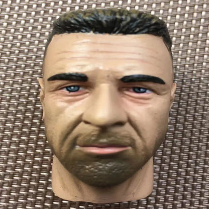 Male Doll Heads Quality Makeup Doll Figure Collection Doll Parts Famous Men Stars Rare Face Doll Heads DIY Toy Accessories
