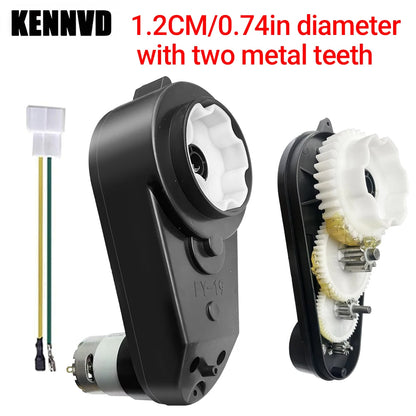 6V 12V 24V RS550 RS570 RS555 High Speed Children Electric Ride on Toy Baby Car Metal Gear Motor Gearbox Engine Reducer Accessory