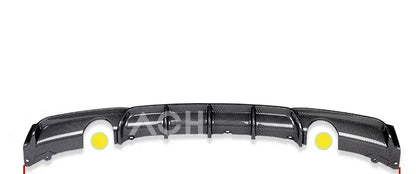 For BMW 3 Series F30 F31 2012-2019 MP Rear Bumper Diffuser LipCarbon M Tech Diffusor Body Kit M Sport Gloss Black 320i 328i