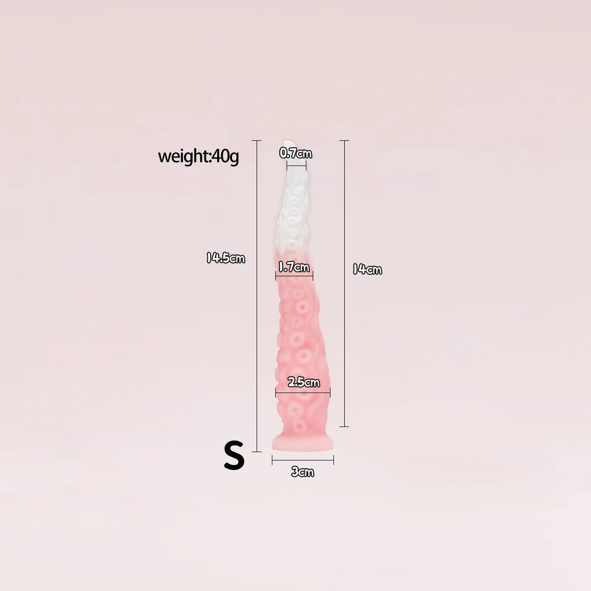 Liquid Silicone Long Anal Plug Octopus Tentacles Adult Sex Toy Clitoris Anus Stimulation Powerful Suction Cups To Free up Hands.