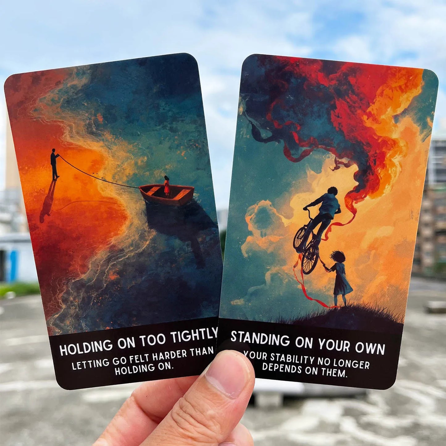 54 Relationship Truth Oracle Cards, 13x8 Cm, Reveals Communication Patterns, Card Game for Personal Growth, Insightful Deck