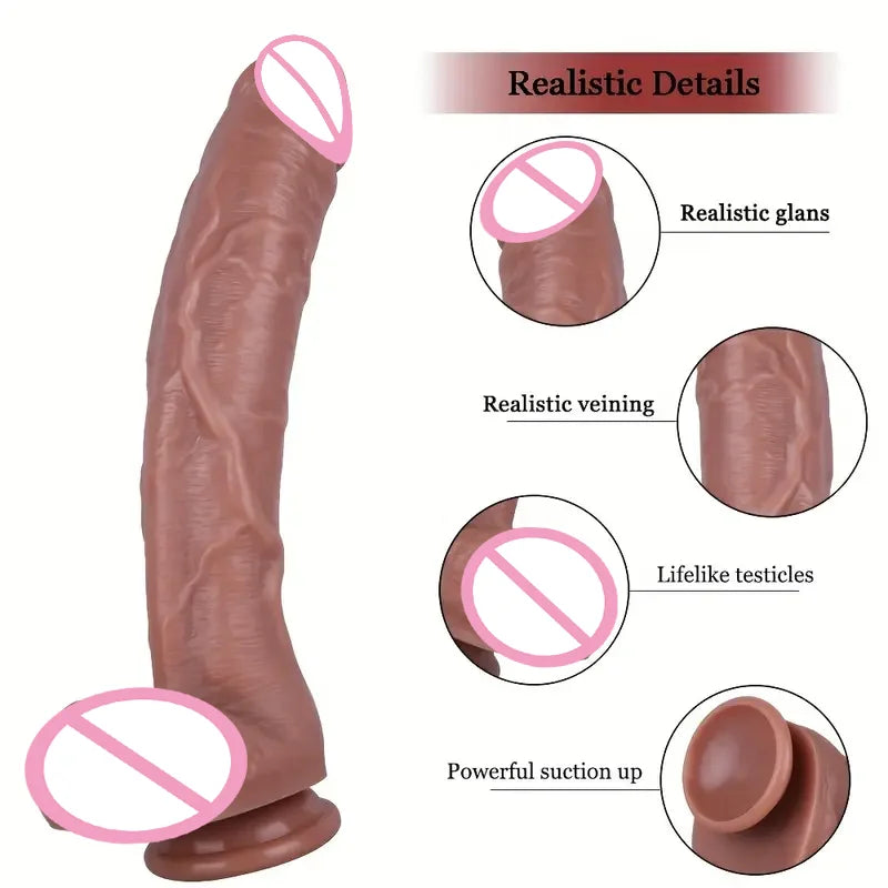Huge Thick Realistic Dildo Big Dildos Penetration Anal Plug Vagina Masturbation Fake Dick Sexy Adult Sex Toys for Women Sexuales