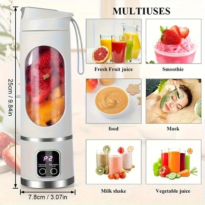 Fruit Vegetable Juicer Electric Plastic Multi-Function Portable Outdoor Large Capacity Household Juice Maker