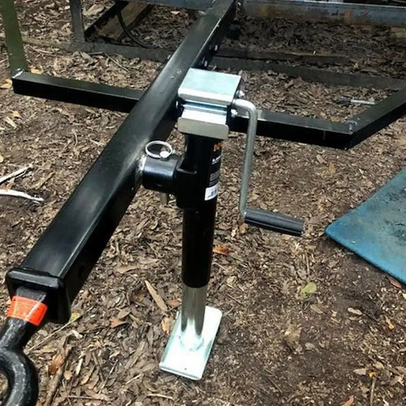 10 Inch Car Lift Hydraulic Jack RV Trailer Jack 2000/5000Lbs Capacity Square Pipe Swivel Hydraulic Lift Travel Camp Lifting Jack