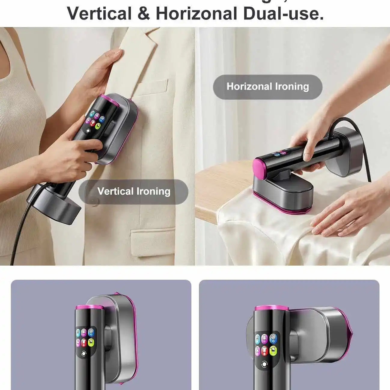 Portable Garment Steamer Steam Hanging Iron Professional Handheld 1200W Household Heating Portable Steamer Iron Clothing Surface