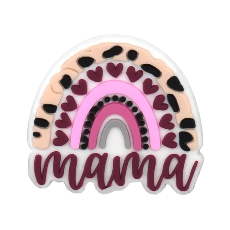 1/25pcs Leopard Print Shoe Charms for Hot Girl Women Shoe Decorations Pins Sandals Accessories Lipstick Heart Cherry Clog Buckle