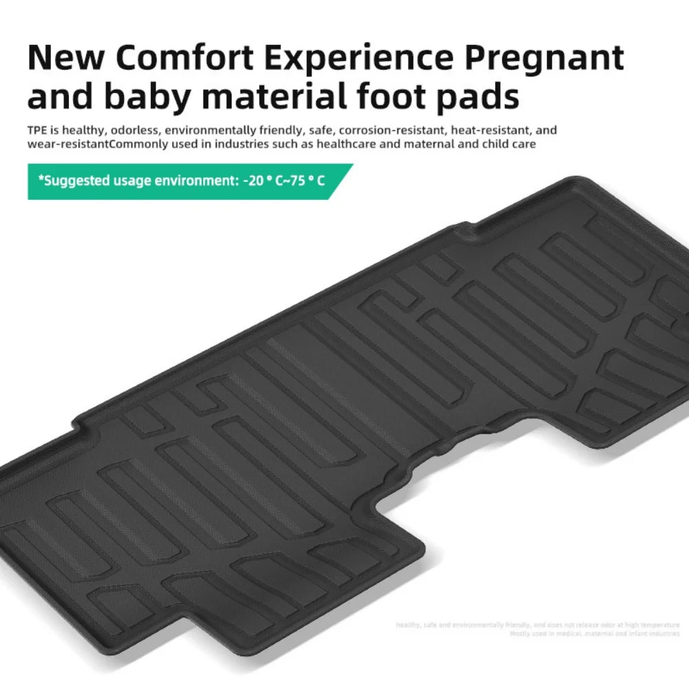 TPE Floor Mats Compatible For 2025 2026 Geely EX2 All Weather Protector Foot Pads Waterproof Cargo Liners Right Rudder LHD RHD