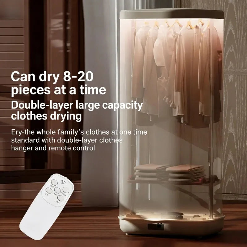 Folding dryer for household clothes fully automatic air drying portable storage dryer for clothes household appliances