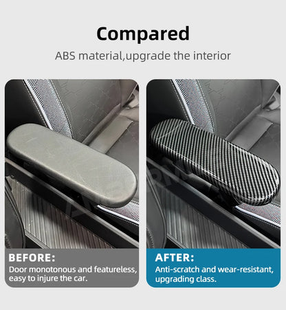 For MINI Cooper E/SE J01 EV Aceman J05 2024 2025 Car Center Console Storage Box Armrest Panel Cover Sticker Interior Accessories