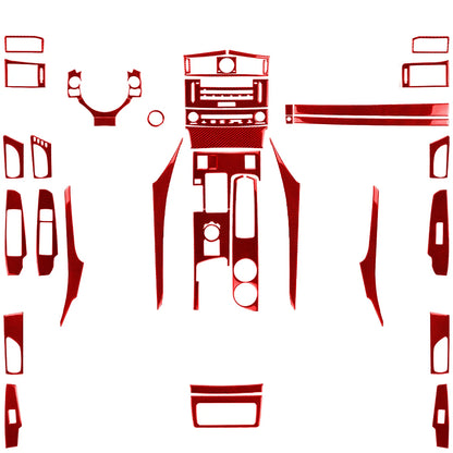 For Lexus IS250 IS350 300H 2013-2019 Carbon Fiber Gear Shift Air Outlet CD AC Window Lift Set Car Interior Accessories Sticker