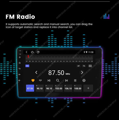 MEKEDE Android Screen Car Radio Multimedia Player For MAZDA 2 Mazda2 2007 -2014 Carplay WIFI Autoradio Intelligent Car System