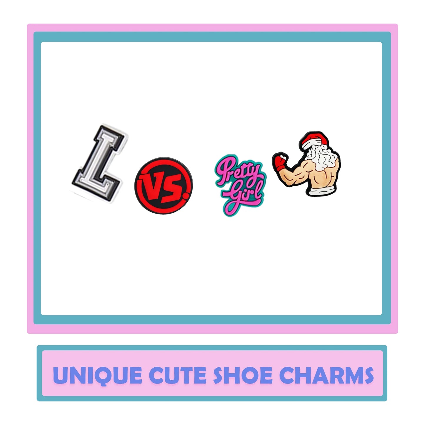 Random 10-200Pcs Non-Repeat Shoe Charms for Sandals, Beach Bags, PVC DIY Shoe Decorations Accessories Charms Premium Quality