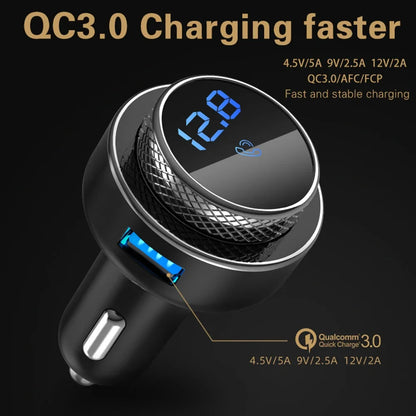 Car Kit FM Transmitter Hands Free QC3.0 USB Charger MP3 Player Bluetooth-compatible for Outdoor Parts Personal Car Accessories