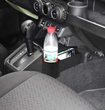 Car Gear Shift Storage Box Center Console Organizer Tray Phone Cup Holder for Suzuki Jimny 2024 2025 AT Model Interior Accessory