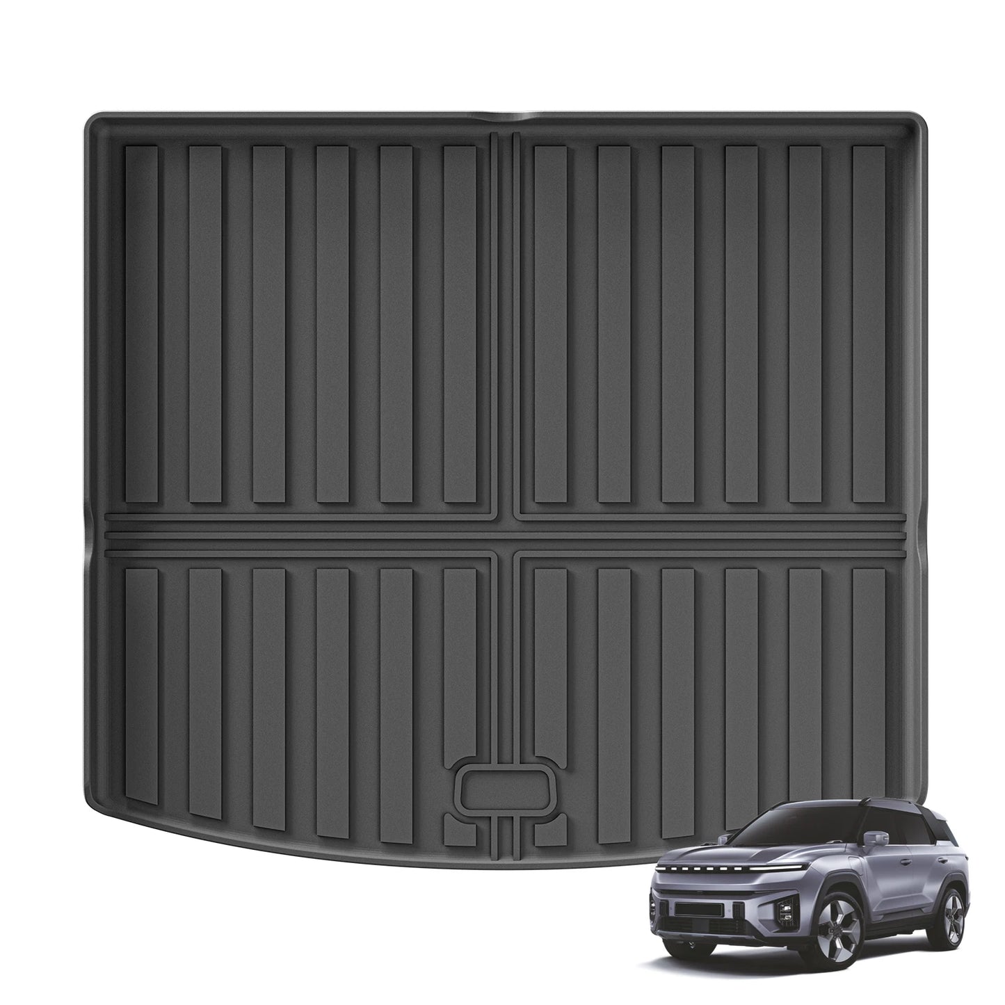 for Ssangyong Torres EVX 2023-2026 Car Cargo Liner Trunk Pad TPE 3D All Weather Waterproof Car Accessories Black