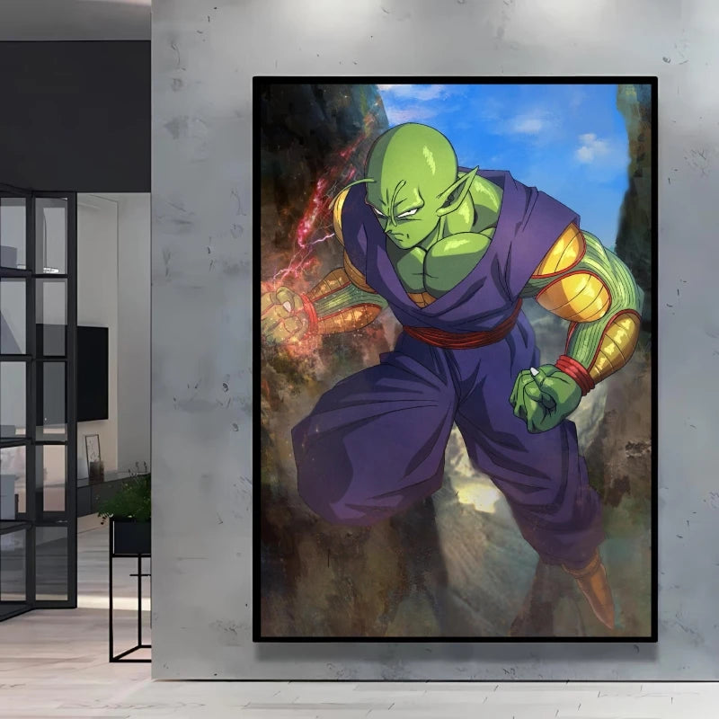 Classic Warm Blood Dragon Ball Posters Anime Pictures Goku Vegeta Son Gohan Wall Art Home Decor Picture Hanging Painting Decor