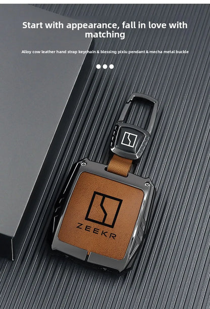 2025 ZEEKR 001 Keycase 7x 9x 007 009 Mix Car Specific Protective Shell Chain Keybag for Men and Women