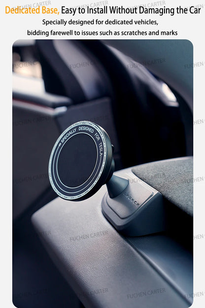 For Tesla ModelY Juniper 2025 Model3 Highland2024 Car Phone Holder Dashboard Traceless Magnetic mobile Phone Bracket Accessories