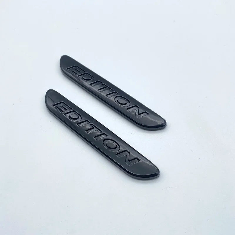 Glossy Black NIGHT EDITION Grand Edition Prime Edition 3D Letters Emblem Car Trunk Logo Sticker Accessories For C300 GLA CLA