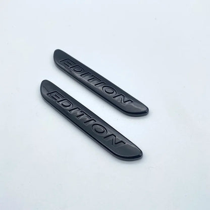 Glossy Black NIGHT EDITION Grand Edition Prime Edition 3D Letters Emblem Car Trunk Logo Sticker Accessories For C300 GLA CLA