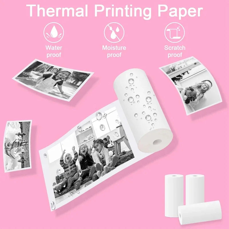 16 Rolls Thermal Paper 57x25 Mm Printing Label Roll for Mobile POS Photo Printer Cash Register Rolling Paper Office Stationery