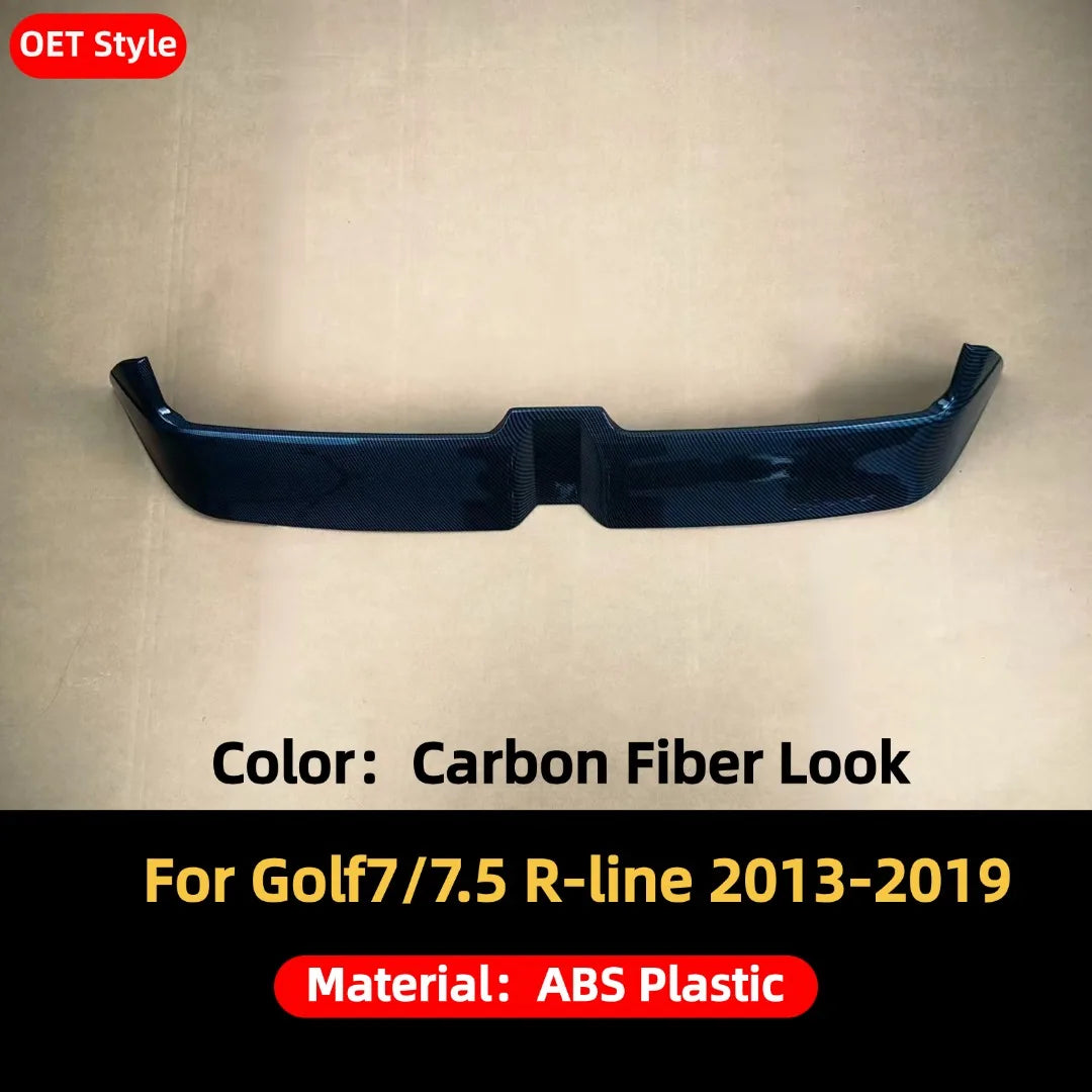 Rear Roof Wing Spoiler Tail Splitter Air Dam Tuning Accessories Body Kit For Volkswagen VW Golf MK 7 7.5 GTI R Oettinger 2013-19