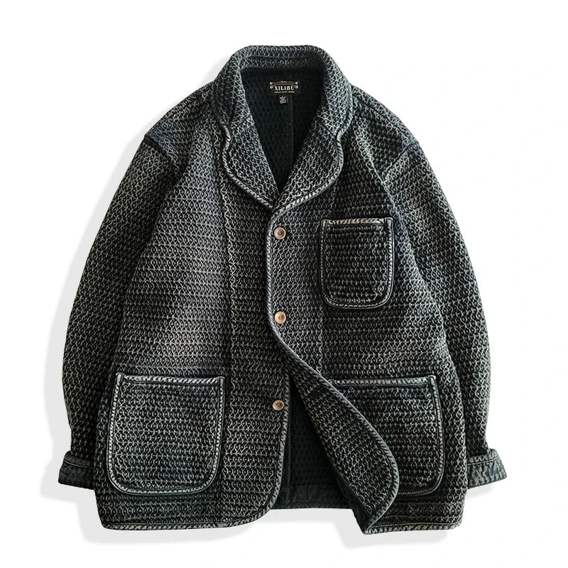 Amekaji Wear Clothes Men Japanese-Style Retro Casual Suit Jacket Men's Autumn And Winter Jacket Good Quality