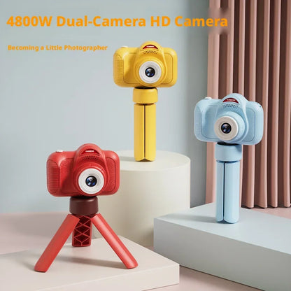 2026 New Kids Camera Cartoon Mini Digital Camera HD 1080P Video Recorder Portable Toddler Toys Birthday Gift for Boys Girls