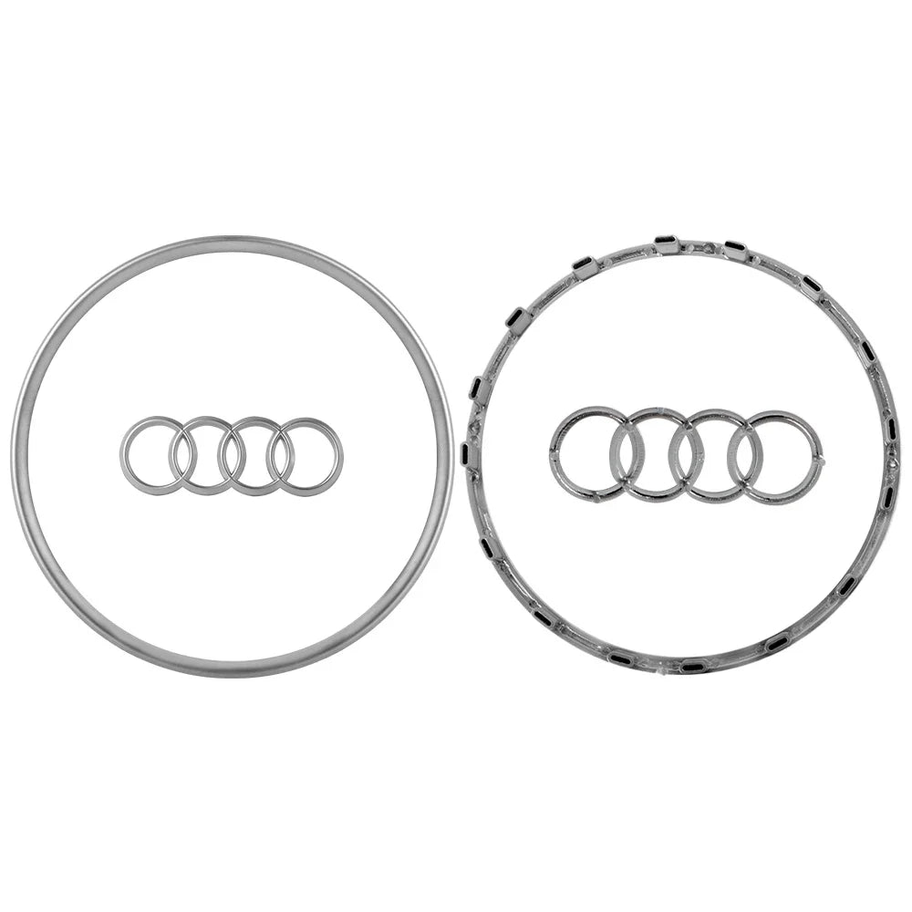 Car Styling Steering Wheel Center Logo Covers Trim Accessorie Fit  AUDI A6L Q7 Q3 Q5 A7 A5 A3 A4L A8L A8 Q5L Q8 A7 Q6 E-TRON SQ5