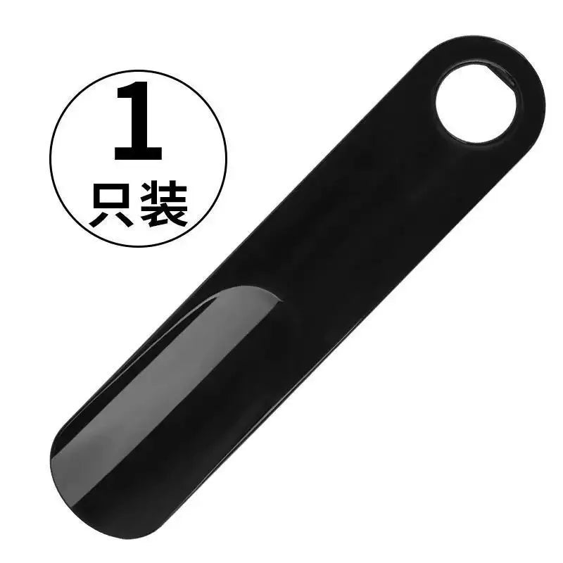 Long-Handled Plastic Shoehorn Shoe Slipper with Hanging Strap Lazy Person's Shoe Wearing Tool Convenient Shoe Extractor