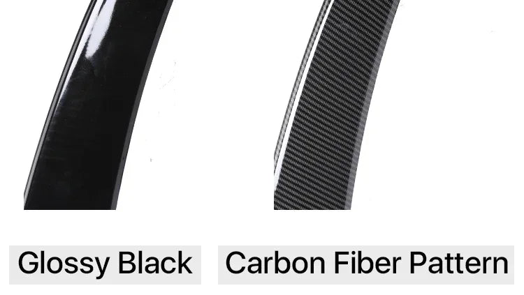 Carbon Fiber Rear Bumper Lip Trunk Wing MP M4 PSM Style Roof Spoiler Kit For BMW 3 Series F30 F31 F35 2012-2019 Gloss Black