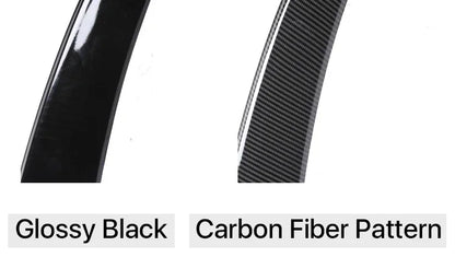 Carbon Fiber Rear Bumper Lip Trunk Wing MP M4 PSM Style Roof Spoiler Kit For BMW 3 Series F30 F31 F35 2012-2019 Gloss Black