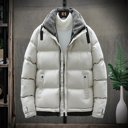 Men's winter jacket and coat Cotton coat 2026 new style stand collar parka jacket Men's windproof thick warm man's parkas